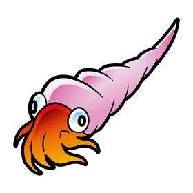 Cephalopod squid cartoon clipart