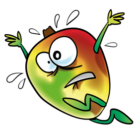 Mango cartoon clipart