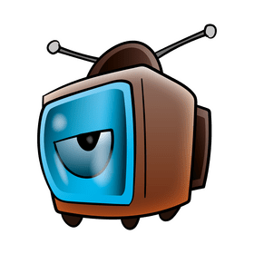 Tv cartoon clipart