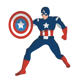 Captain America The Avengers clipart