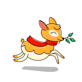 Christmas Deer clipart