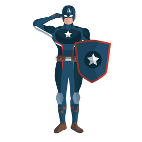 Captain America Steve Rogers clipart