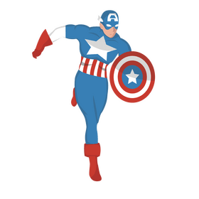 Captain America The First Avenger super hero clipart