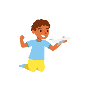 Child playing clipart