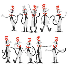 Cat In The Hat character images set vector