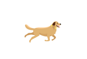 Happy dog clipart