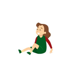 Kid girl clipart