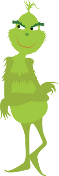 Cartoon Grinch clipart