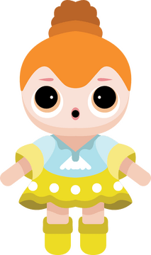 Cartoon Lol doll clipart