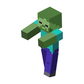 Minecraft zombie clipart