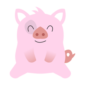 Pua pig Moana clipart