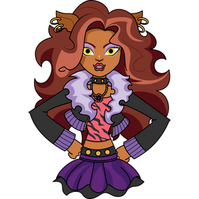 Monster High Clawdeen Wolf clipart