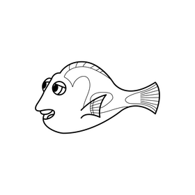 Finding Nemo Crush sea turtle drawing black and white clipart free download