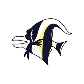 Finding Nemo Gill character cartoon drawing clipart