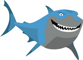 Finding Nemo Bruce shark clipart vector free download