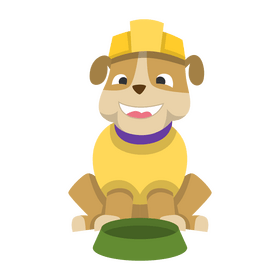 Paw Patrol Rubble pup clipart