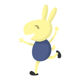 Peppa Pig Rebecca Rabbit clipart