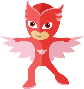 PJ Masks Owlette superhero clipart