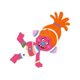 Trolls DJ Suki cartoon character clipart