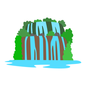 Iguazu Falls clipart