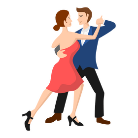 Tango dance clipart