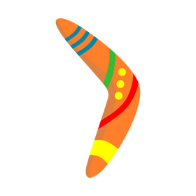 Boomerang clipart