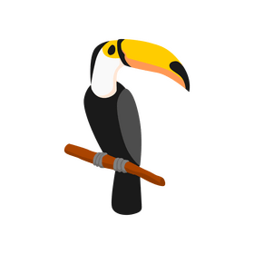Toco toucan clipart