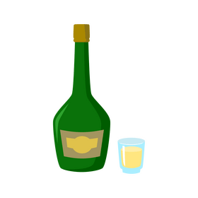 Bulgarian rakia clipart