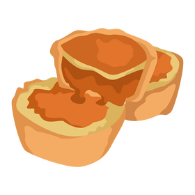 Butter tart clipart