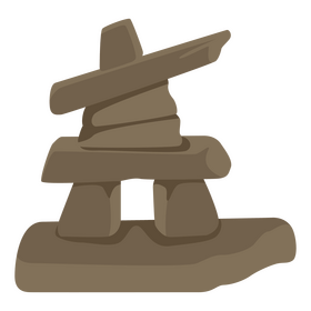 Inukshuk clipart