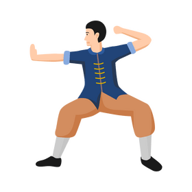 Kung-fu vector - for free download