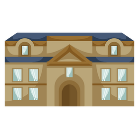 Konarovice building clipart