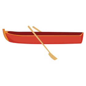 Rowing boat clipart