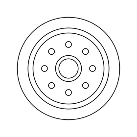 Greek shield black and white clipart