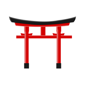 Torii gate clipart free download