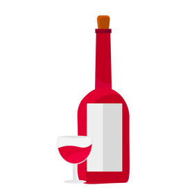 Luxembourg wine clipart