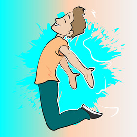 Freedom cartoon vector