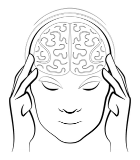 Intelligent black and white clipart