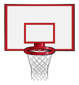 Basketball hoop clipart