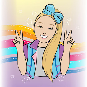 Jojo siwa drawing vector