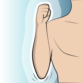 Elbow cartoon clip art vector