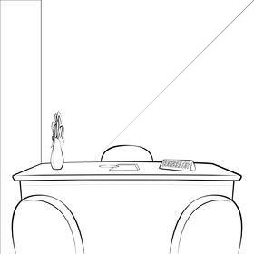 Counseling black and white vector