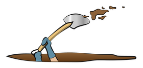 Digging clipart