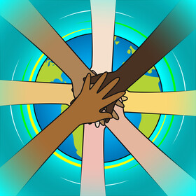 Diversity drawing vector