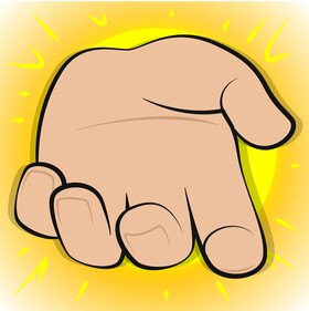 Helping hands vector