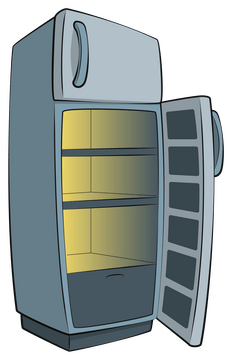 Fridge refrigerator clipart