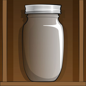 Mason jar vector