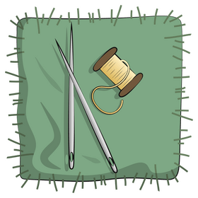 Quilting drawing clipart