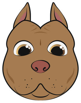 Pitbull clipart