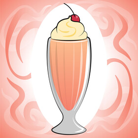 Milkshake vector